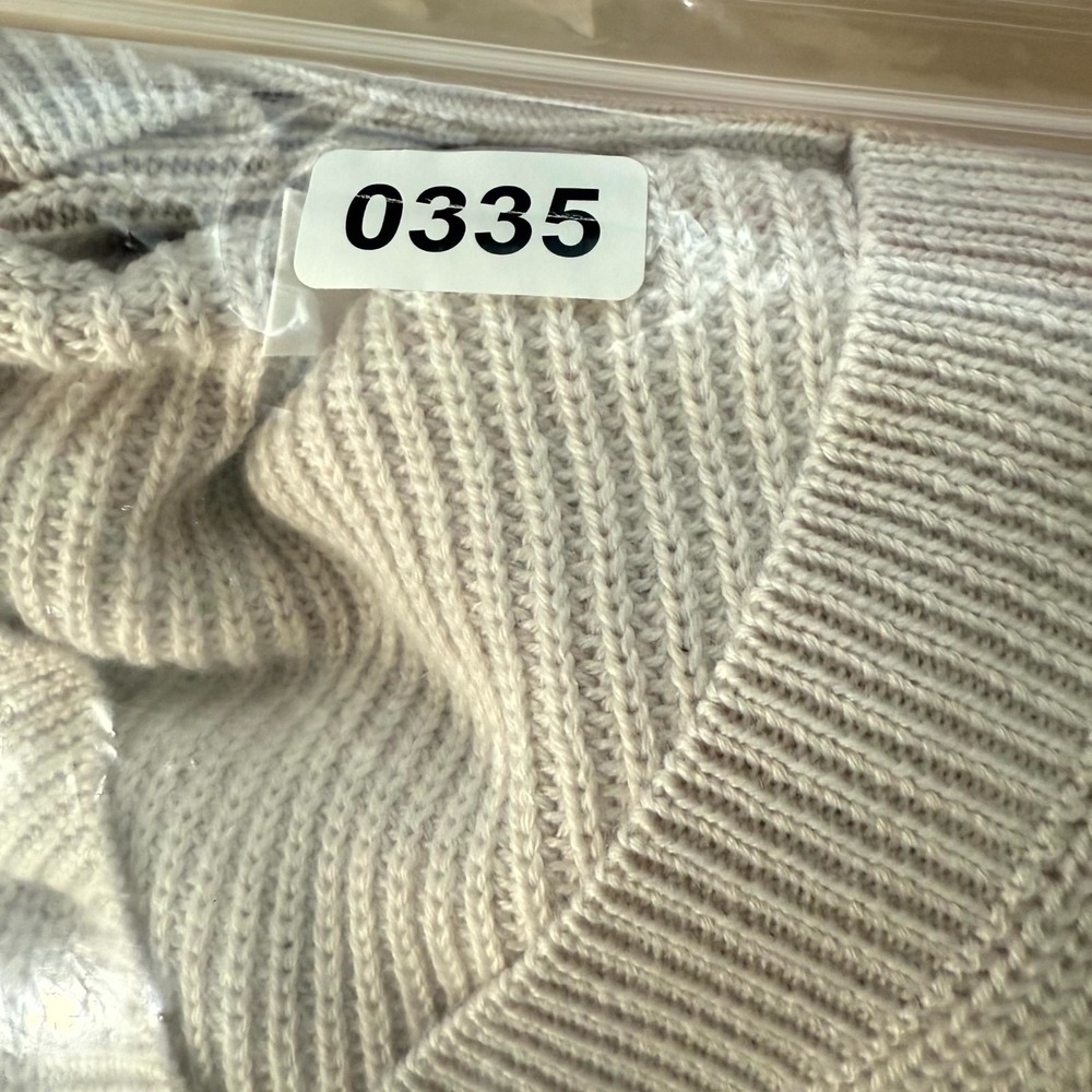 Velvet By Graham Spencer Sweater Womens XL Beige V-Neck Long Sleeve Pullover - Picture 9 of 9